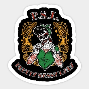 P.S.L. Pretty Sassy Lady Sticker